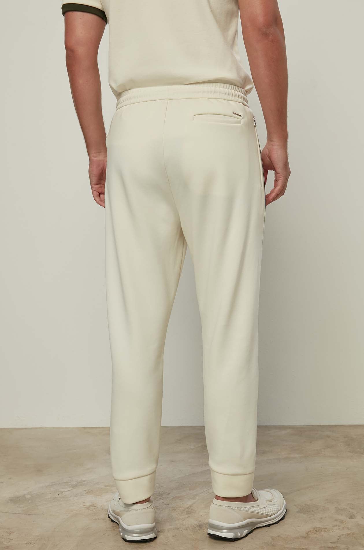 RIBBED STRIPE SWEAT PANTS