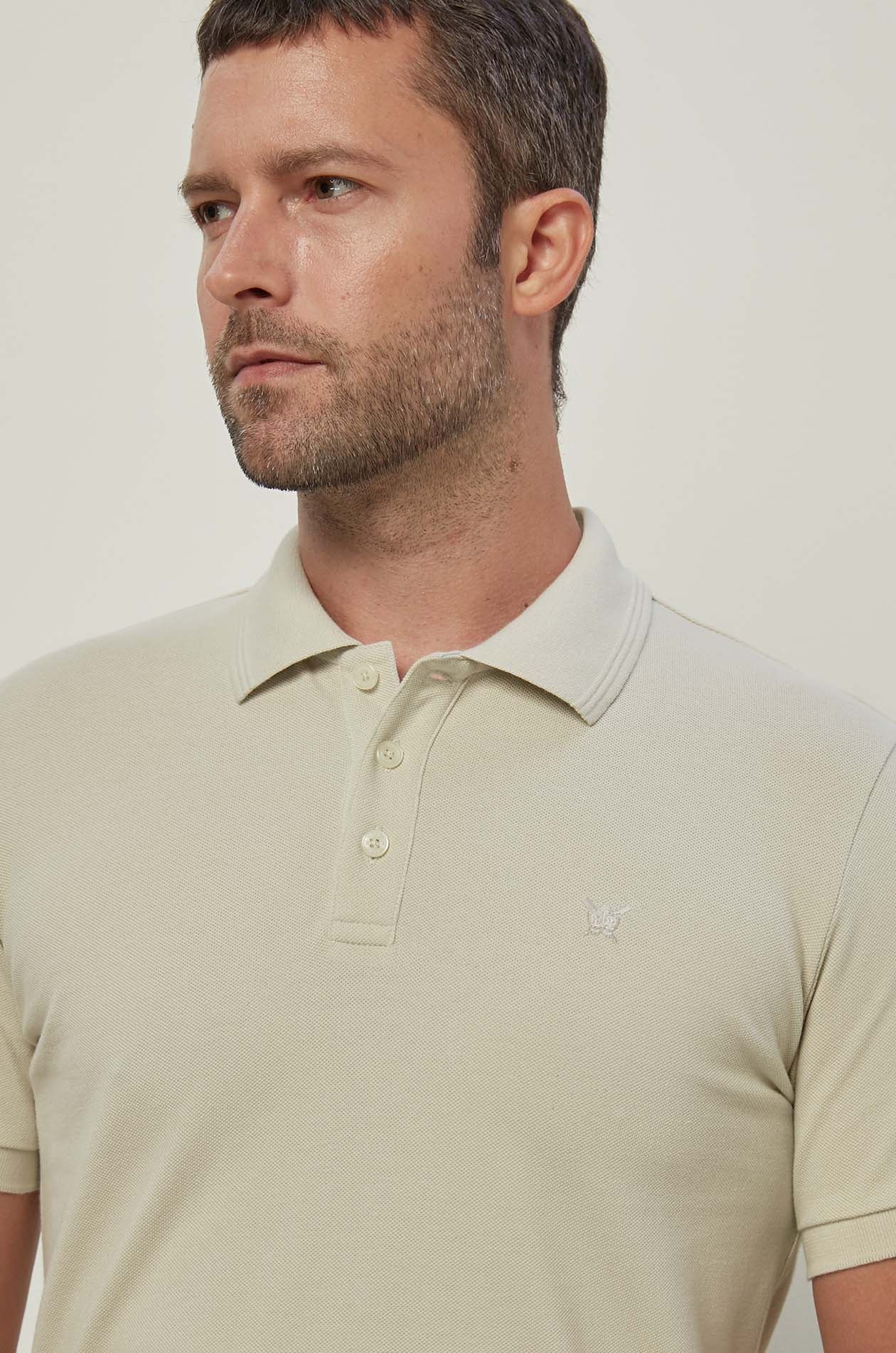 ON TONE LOGO PIQUE POLO
