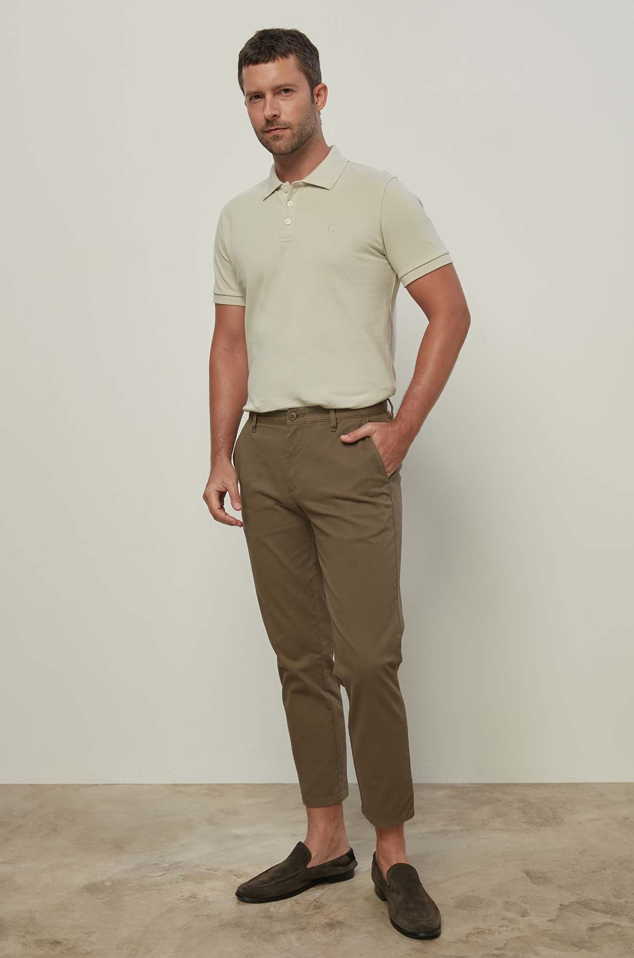 ON TONE LOGO PIQUE POLO