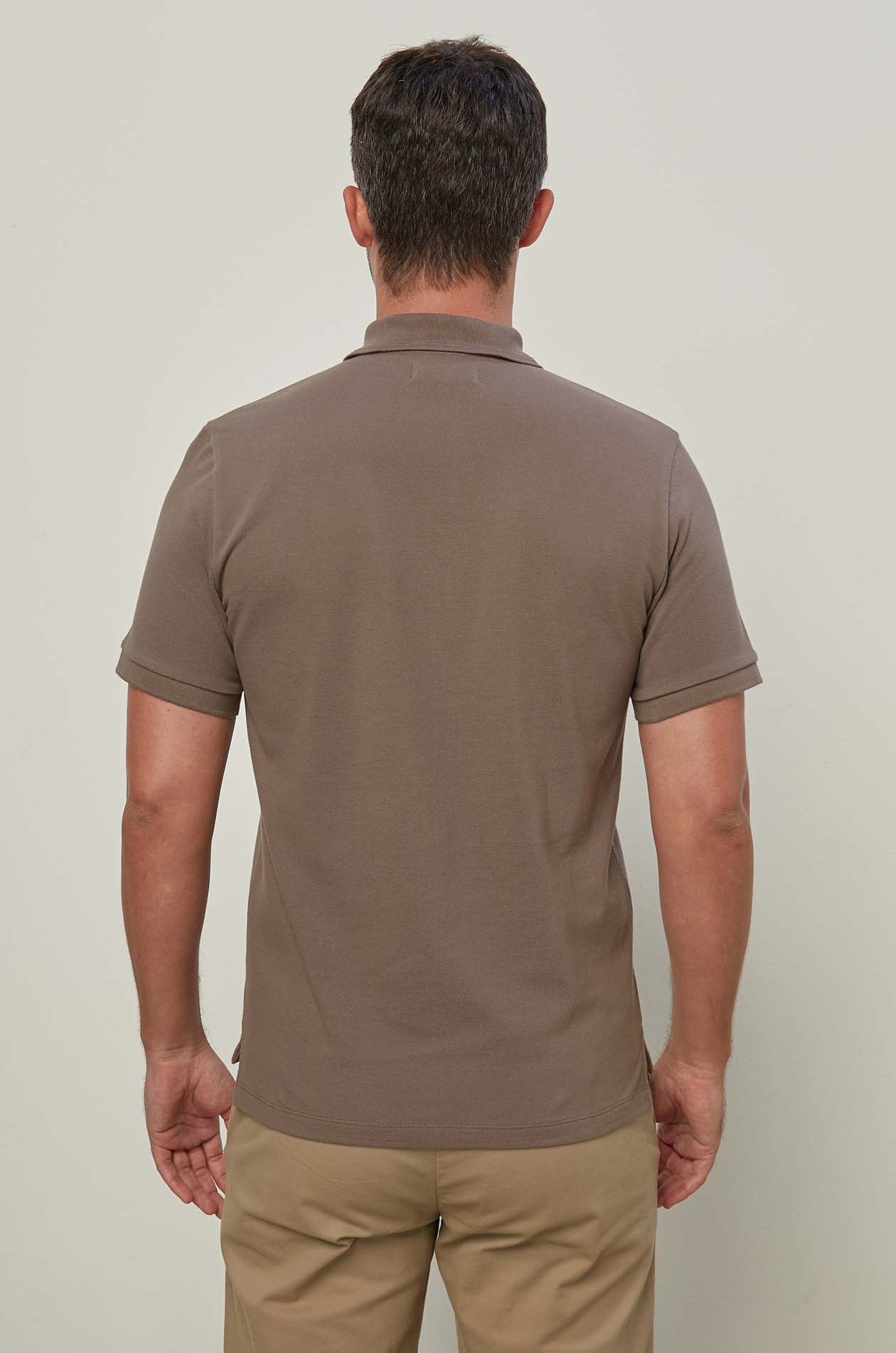 ON TONE LOGO PIQUE POLO