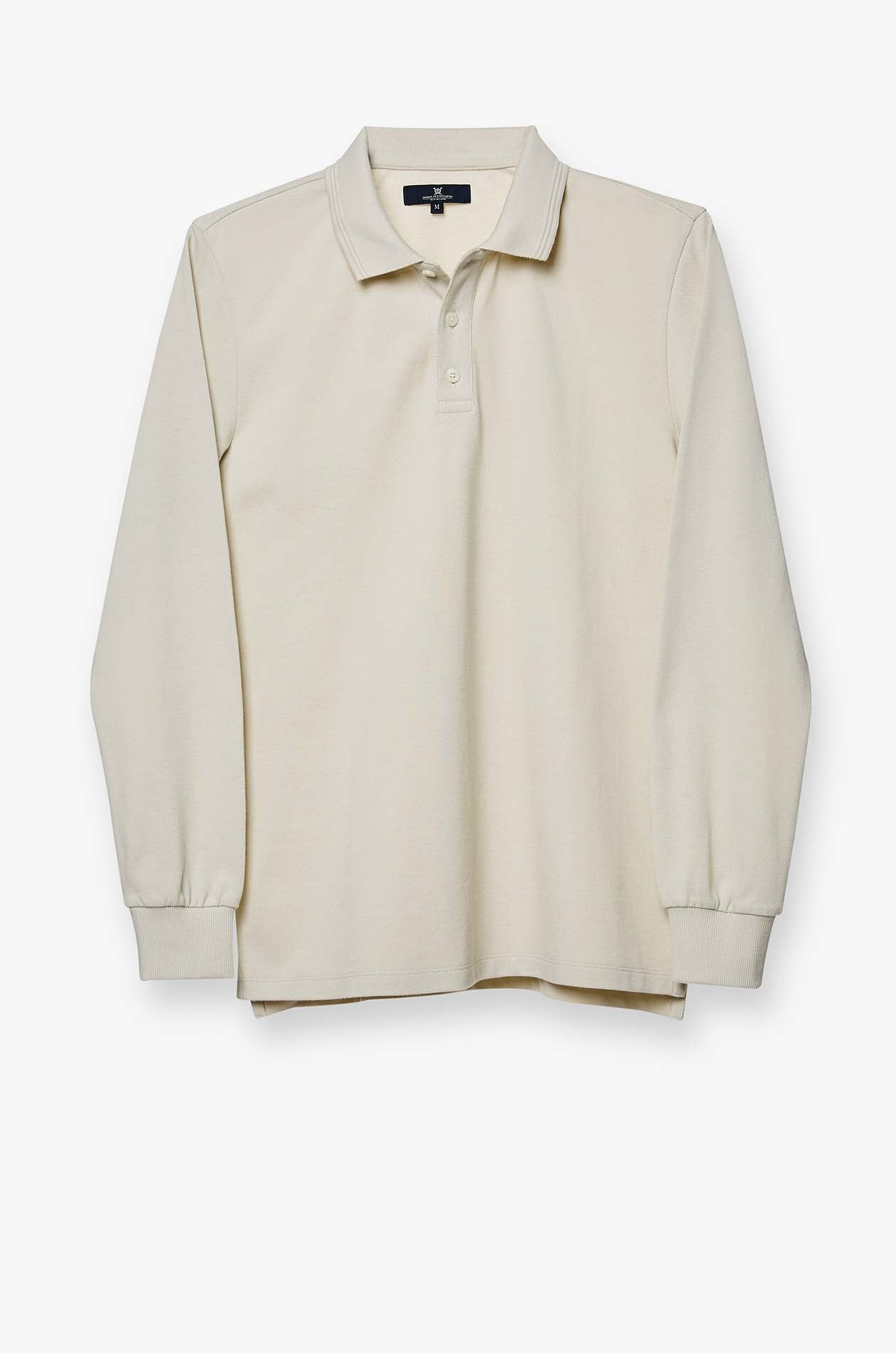 LONG SLEEVE PIQUE POLO