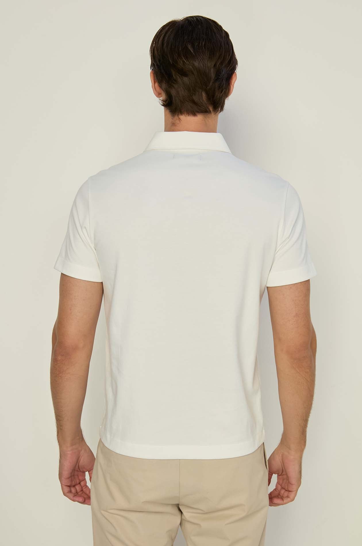 HALF ZIP POLO SHIRT