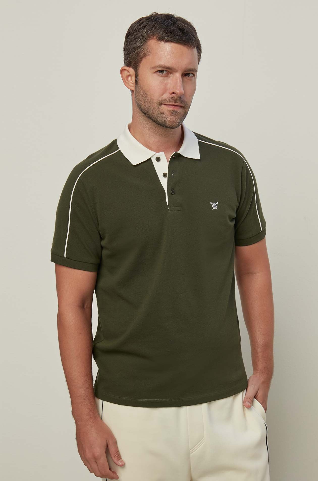 CONTRAST TRIM PIQUE POLO