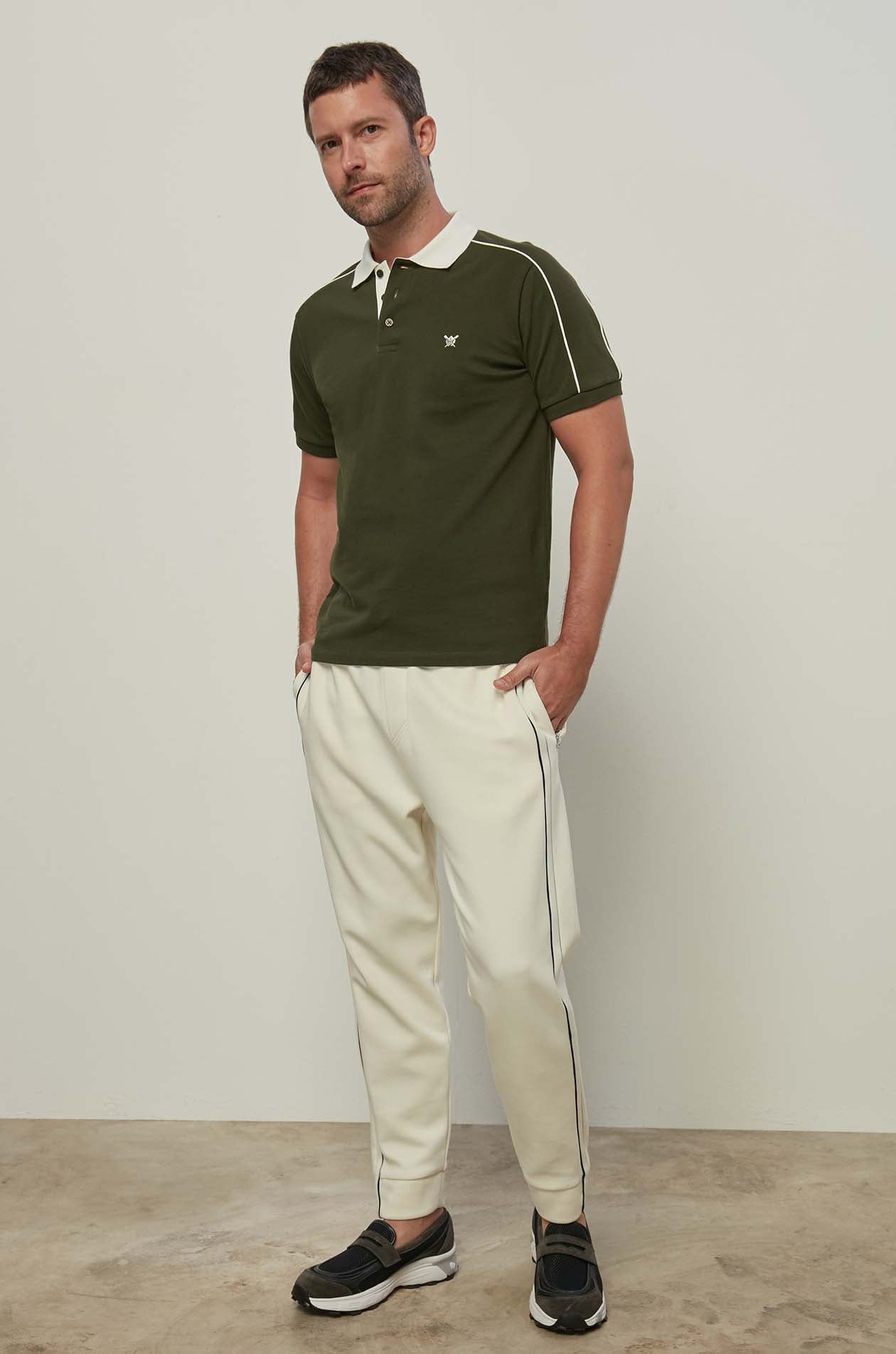 CONTRAST TRIM PIQUE POLO