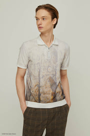 ROUEN CATHEDRAL PRINTED POLO