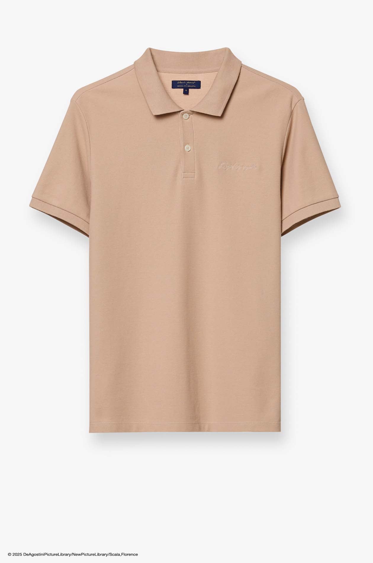 THE SEINE AT VETHEUIL PRINTED BACK POLO