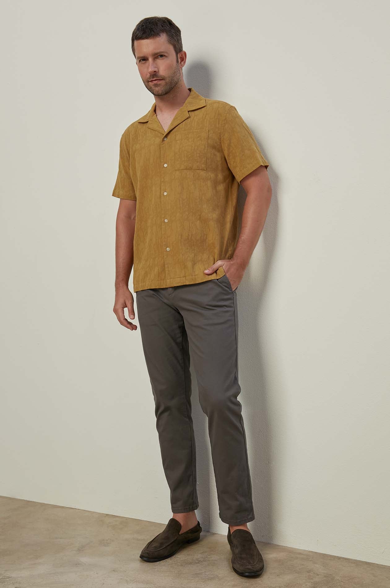 VISCOSE DOBBY HAWAII SHIRT