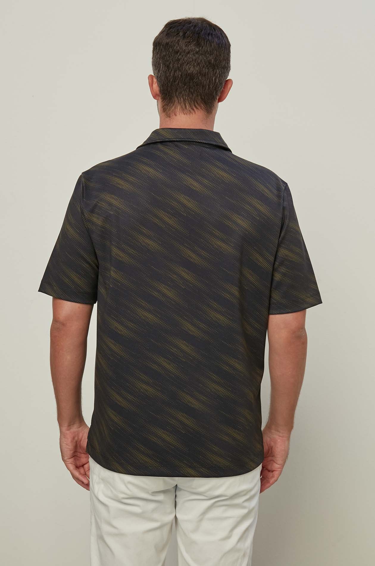 SLUB PRINTED SHIRT