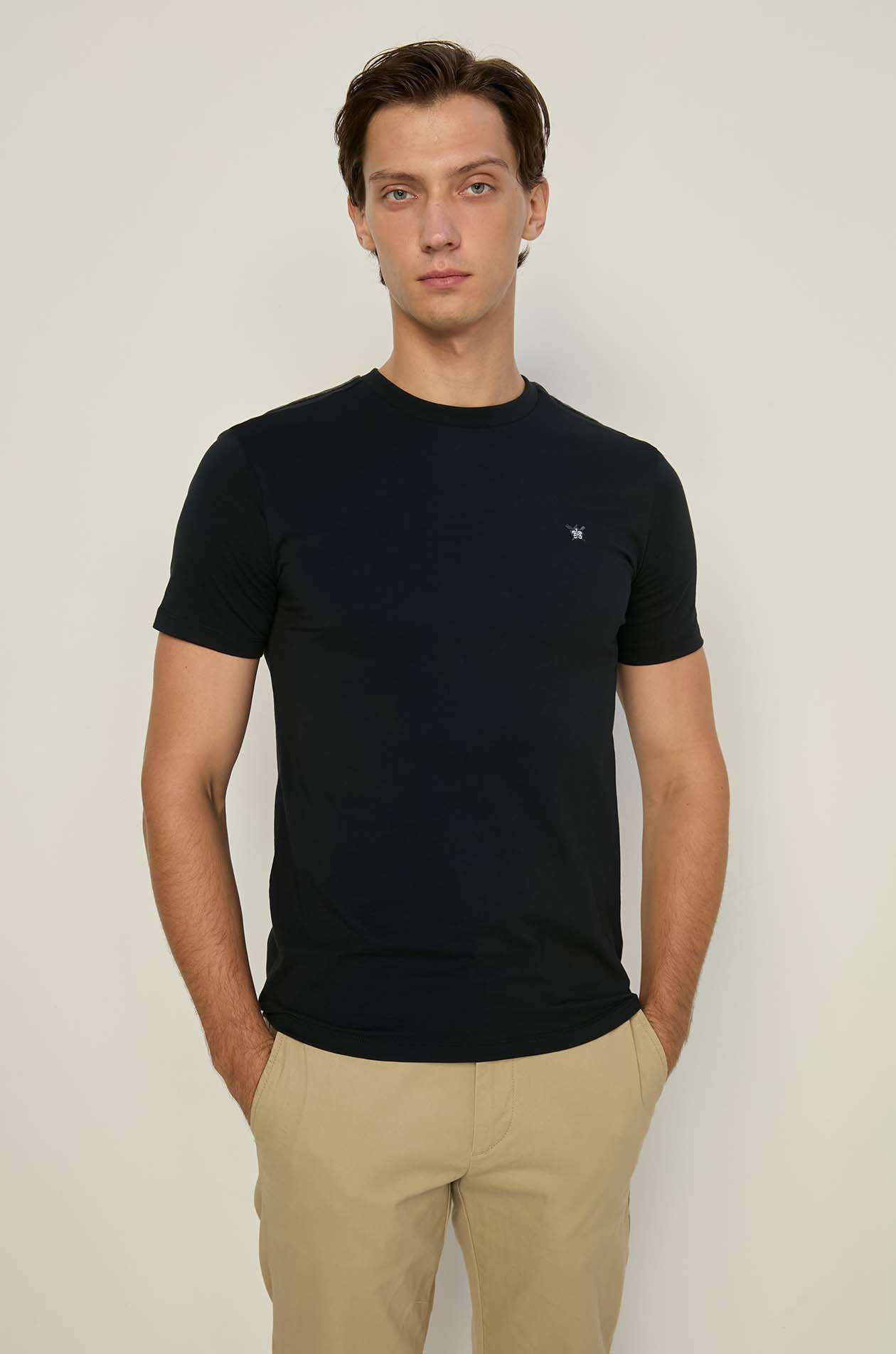 TEXTURED TAPE JERSEY TEE