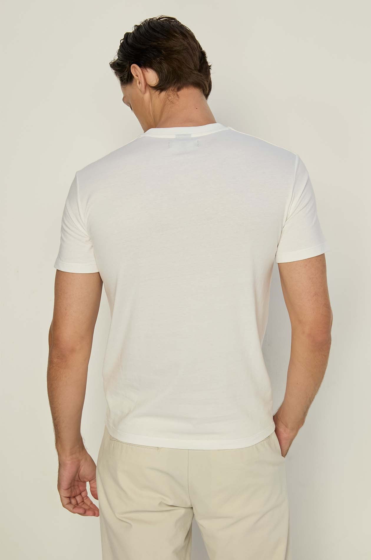 TEXTURED TAPE JERSEY TEE