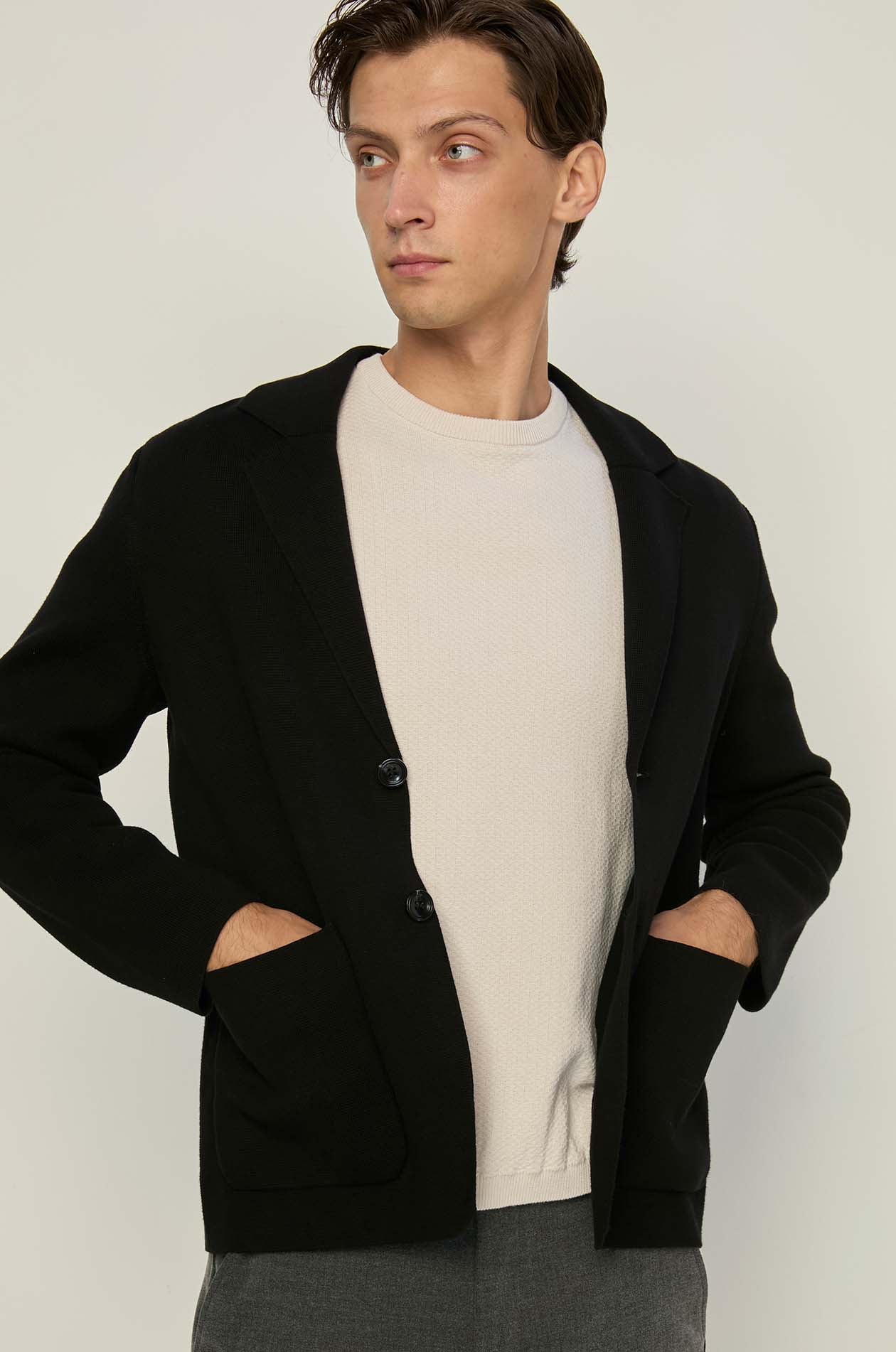 HONEYCOMB KNITTED TEE