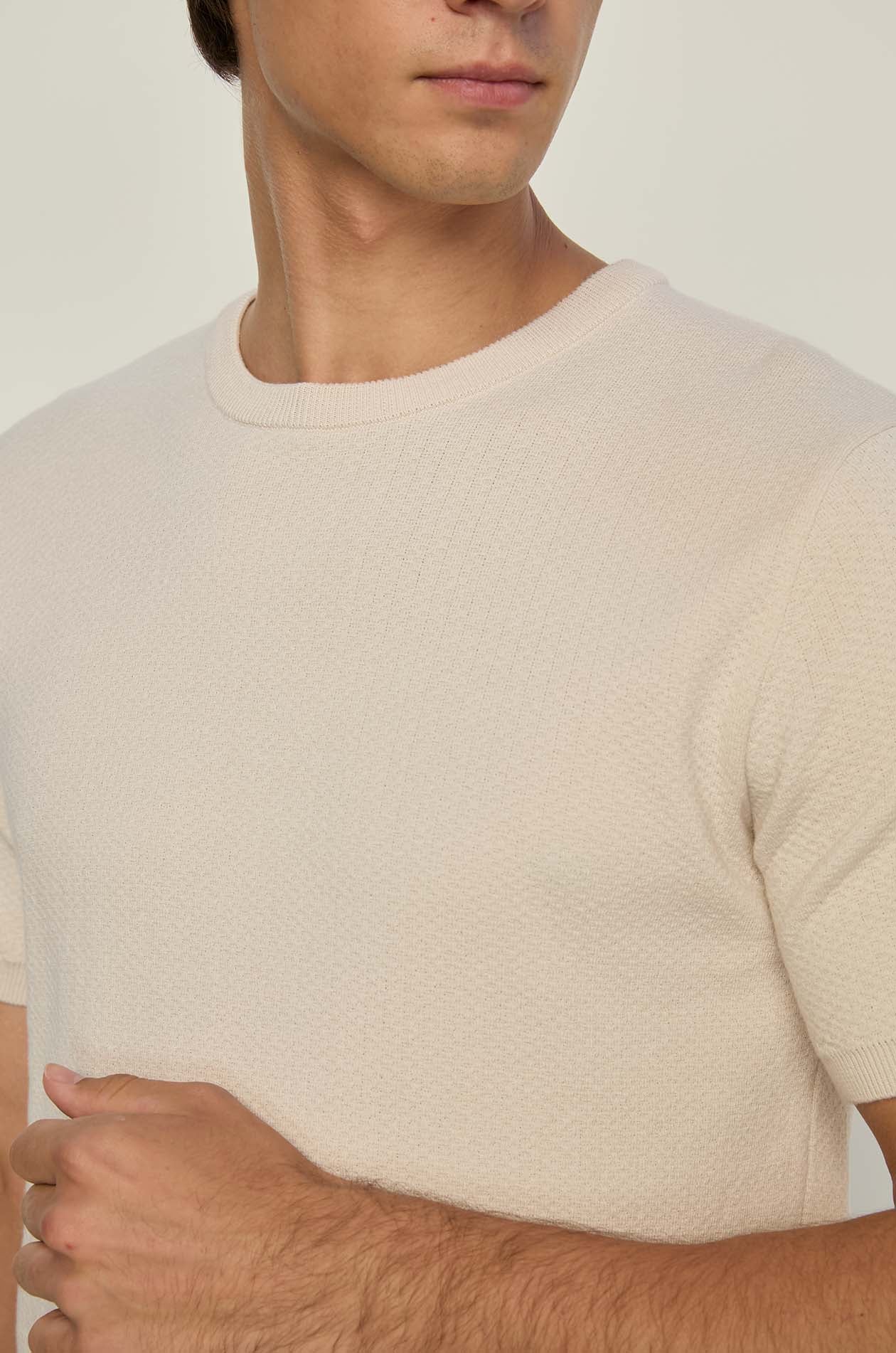 HONEYCOMB KNITTED TEE