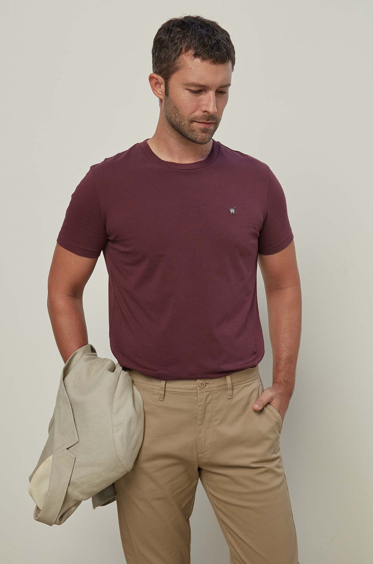 ROUND NECK LOGO TEE