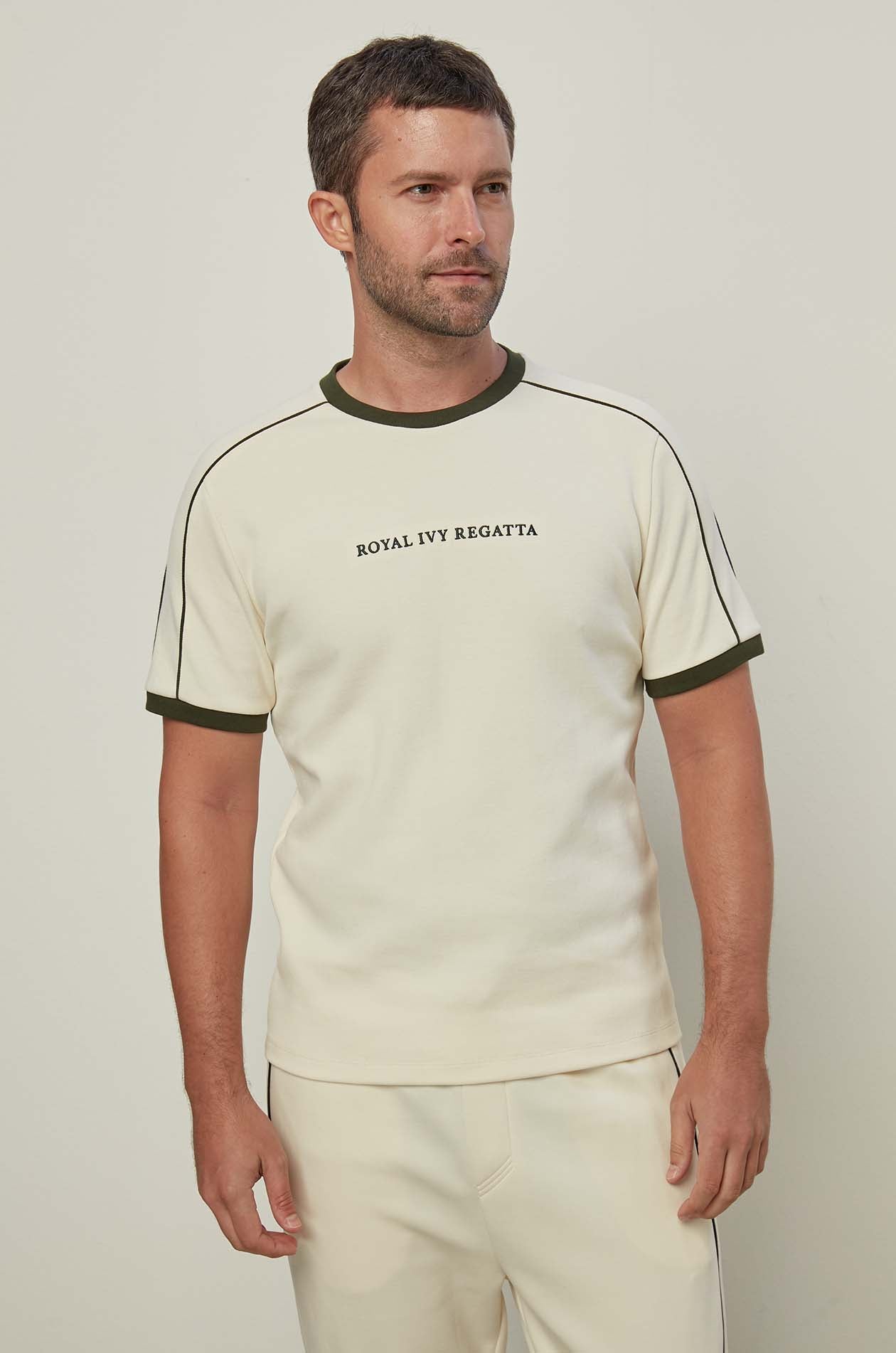 CONTRAST TRIM LOGO TEE