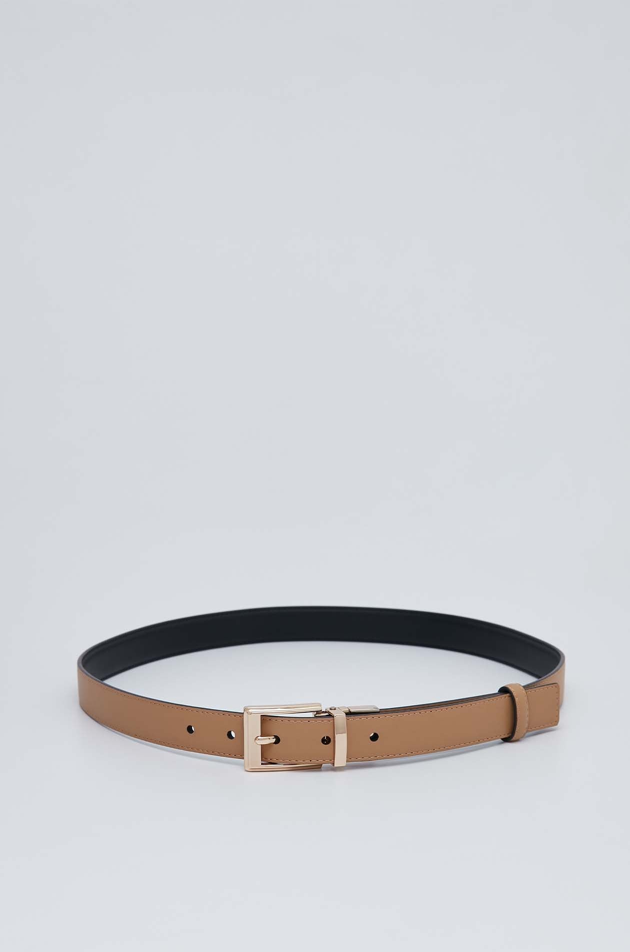 REVERSIBLE LEATHER BELT