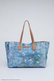 REFLECTS VERTE MONET CANVAS TOTE BAG