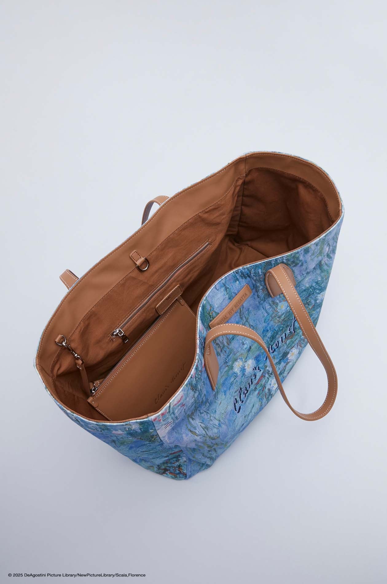 REFLECTS VERTE MONET CANVAS TOTE BAG