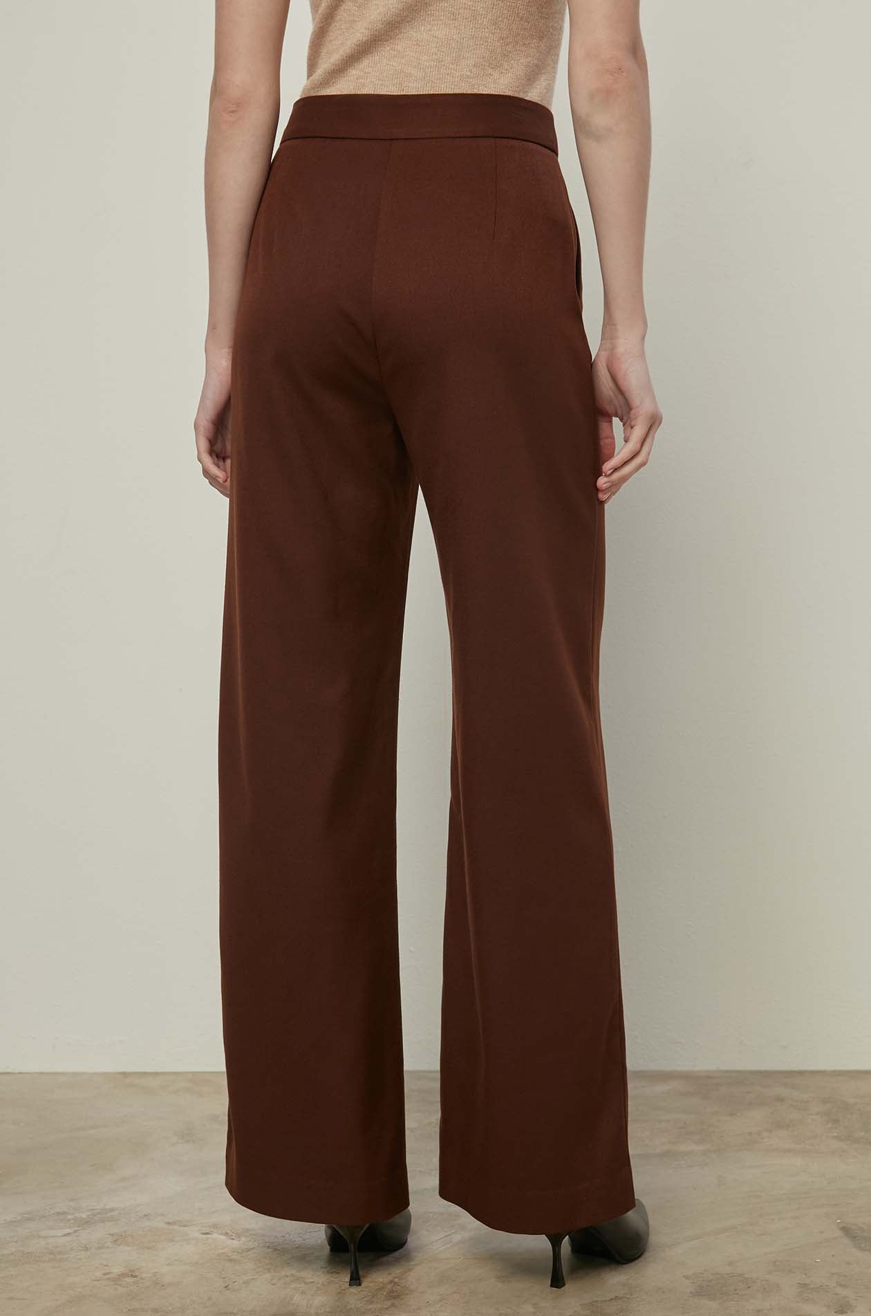 TWILL STRAIGHT LEG PANTS