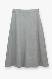 FLOWING MIDI SKIRT