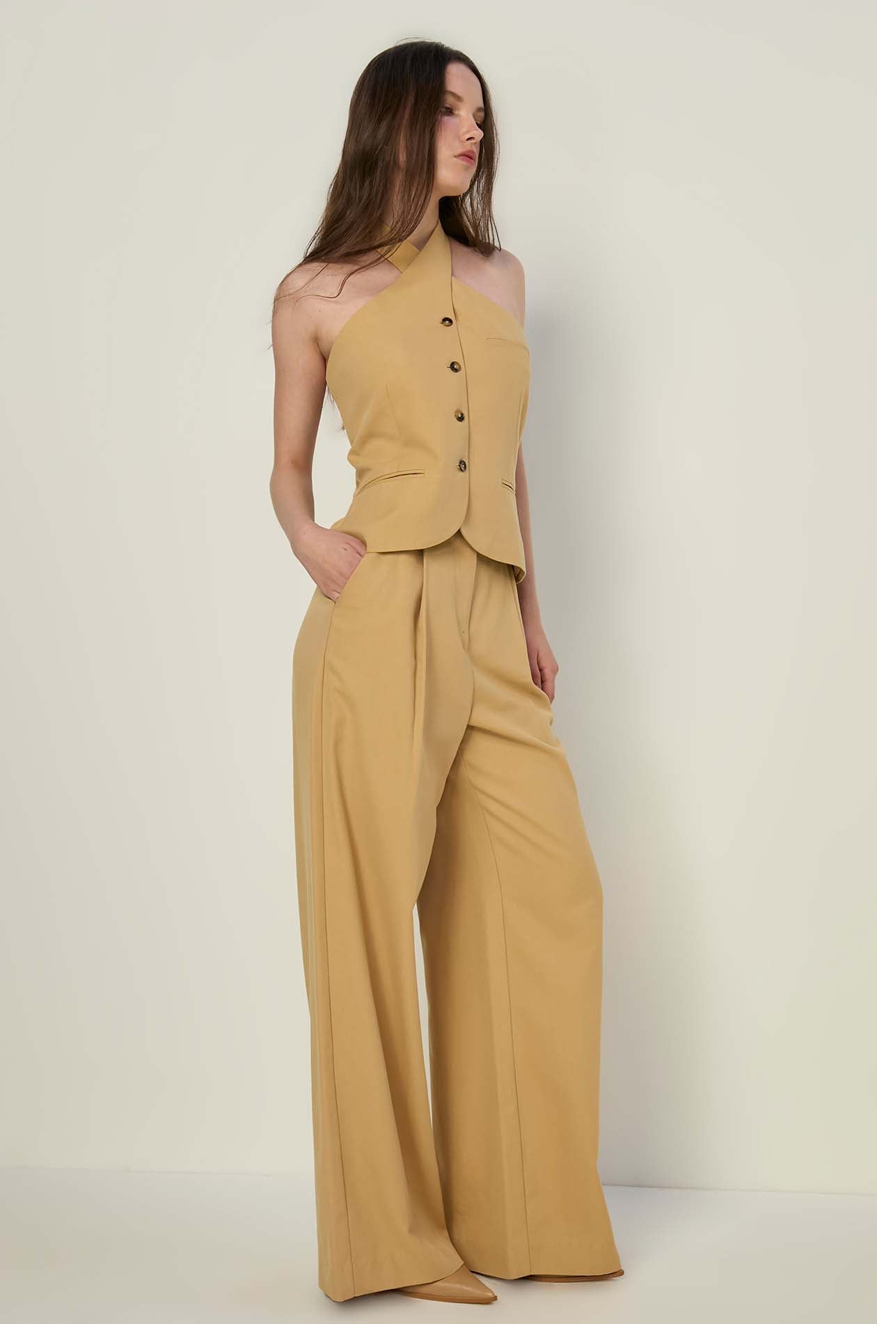 HALTER NECK BLOUSE