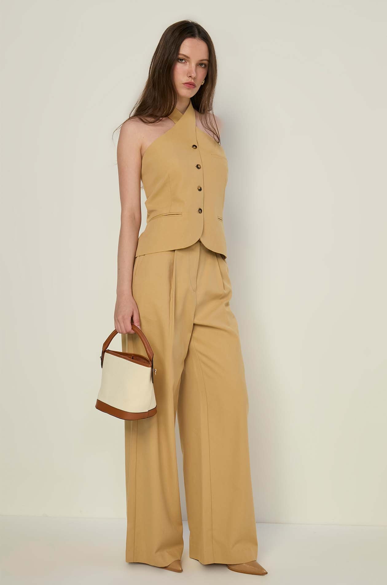 HALTER NECK BLOUSE