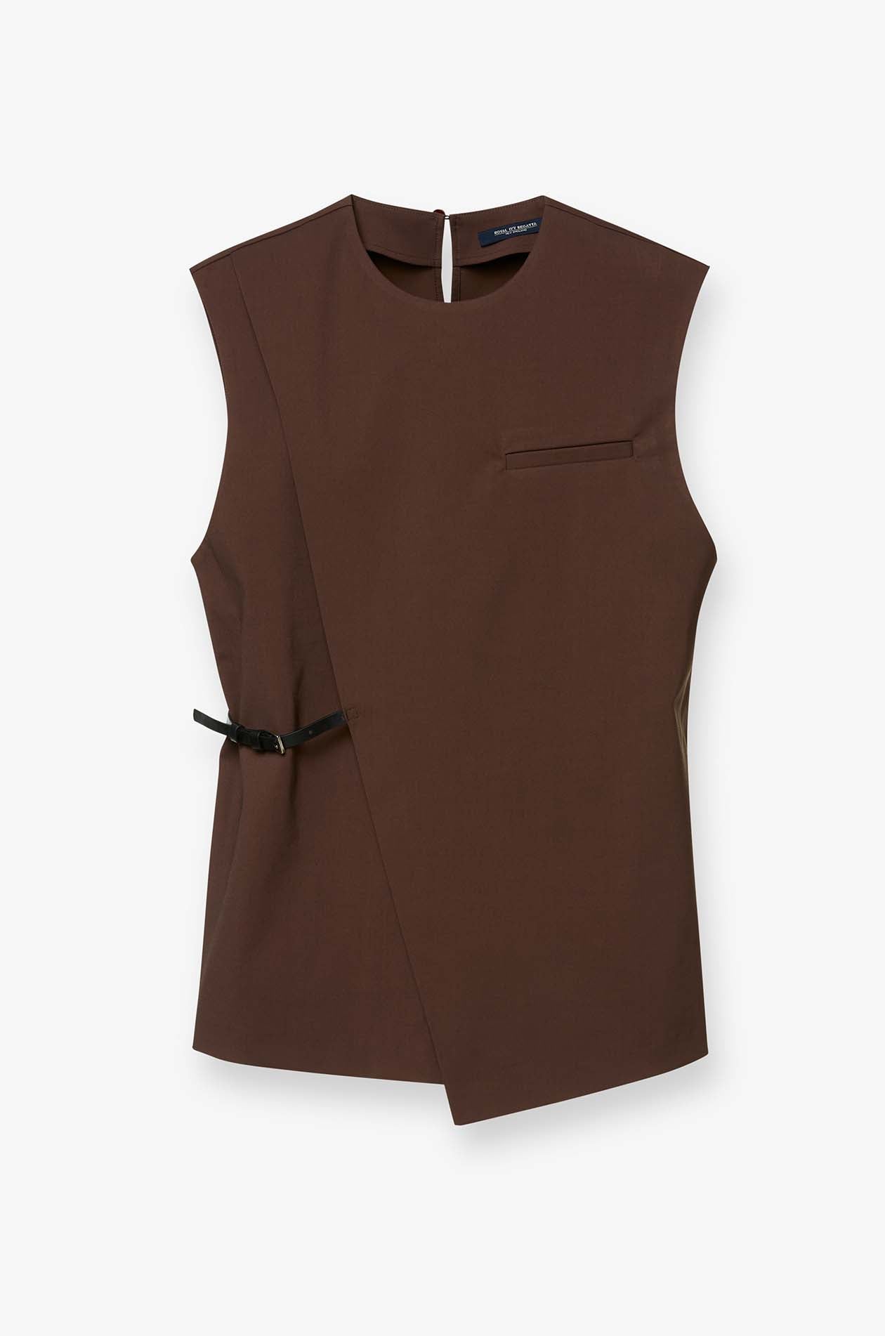 SLEEVELESS TUNIC WITH STRAP