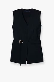 SLEEVELESS BLAZER