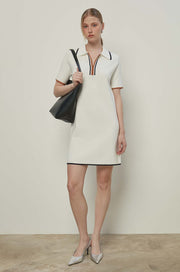 SHORT SLEEVE POLO DRESS