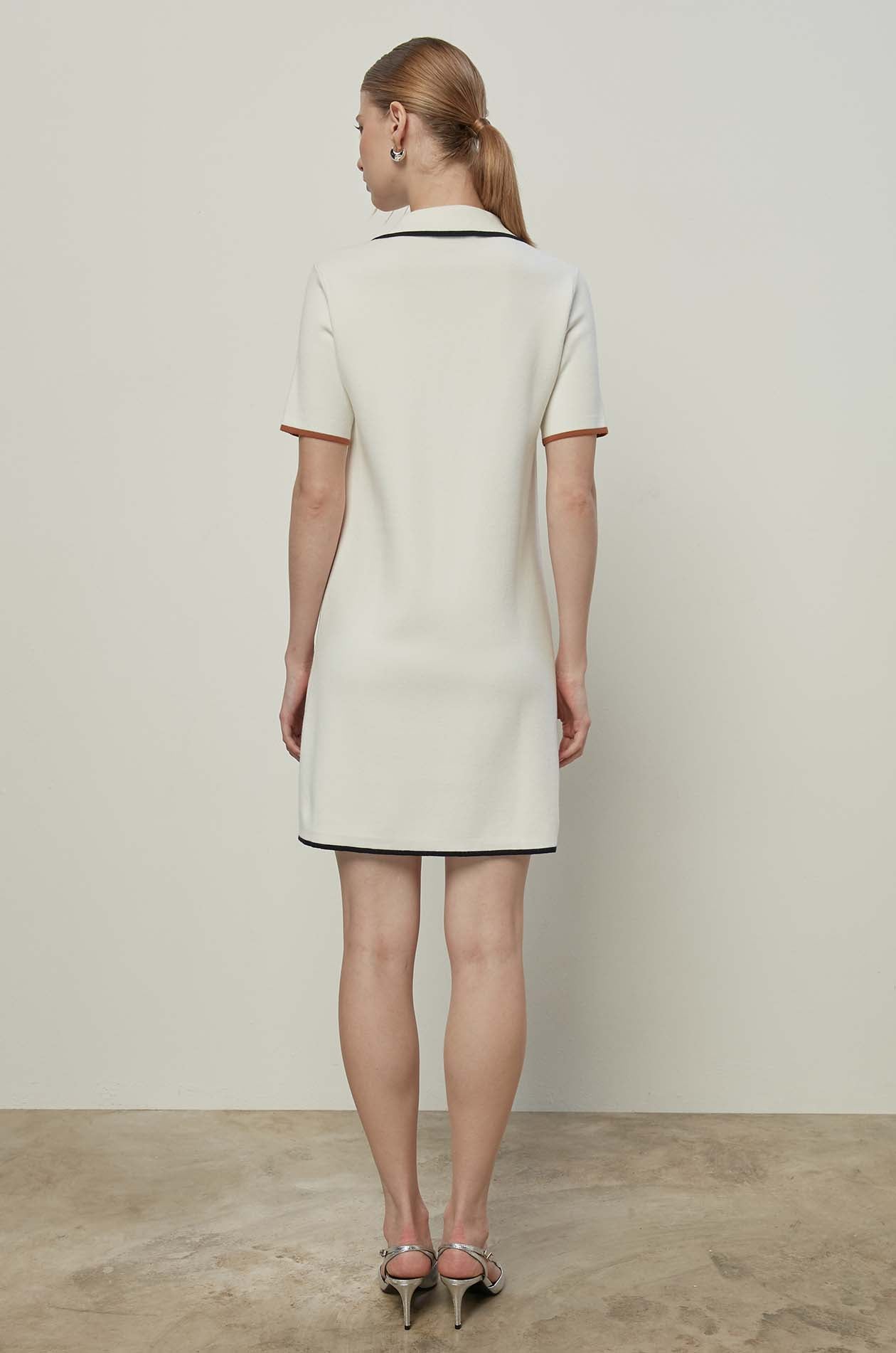 SHORT SLEEVE POLO DRESS