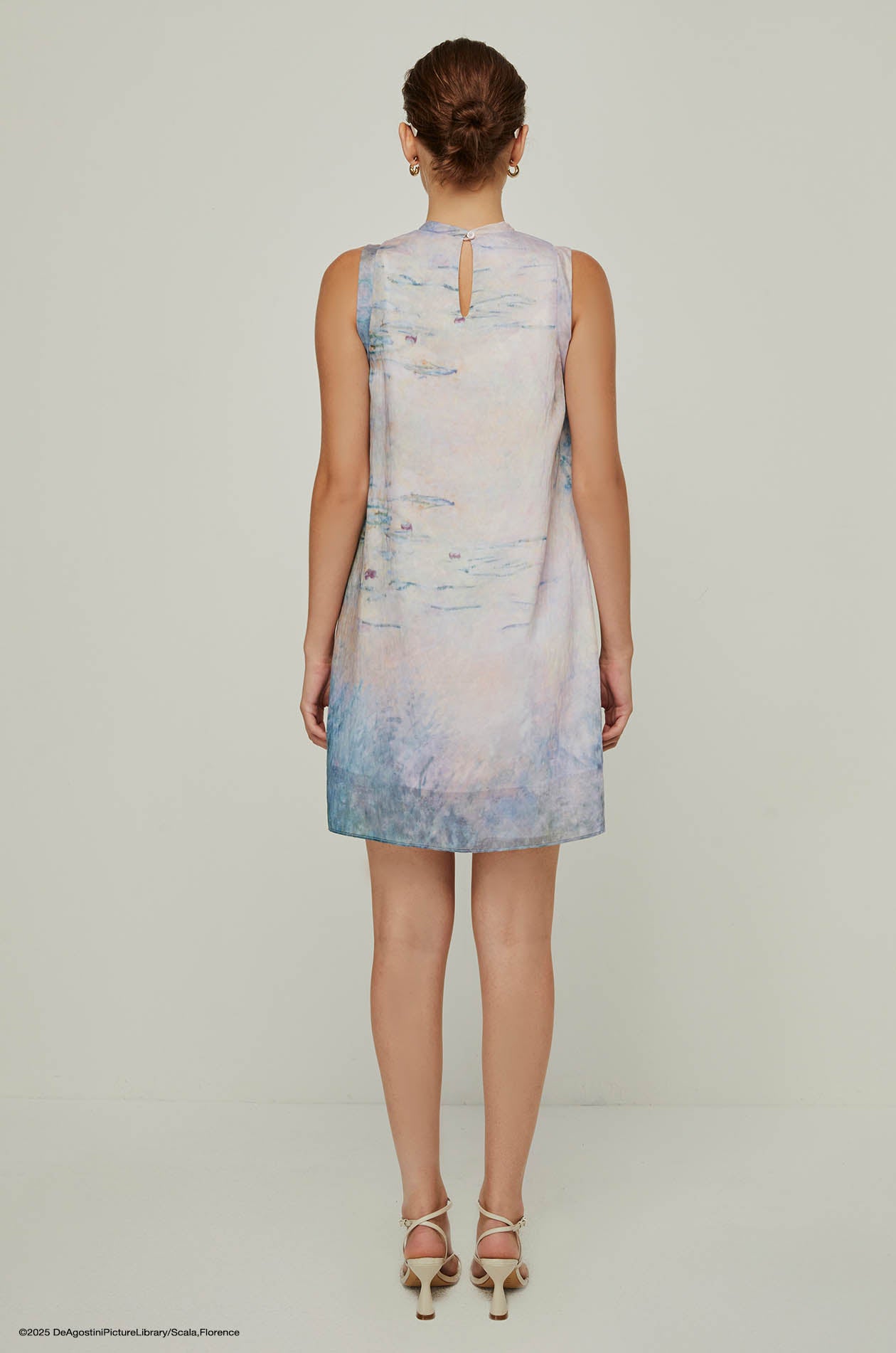 WATER LILIES MONET SHIFT DRESS