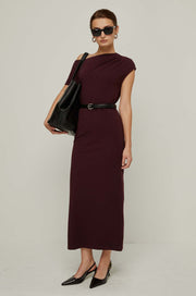 ONE-SHOULDER JERSEY DRESS
