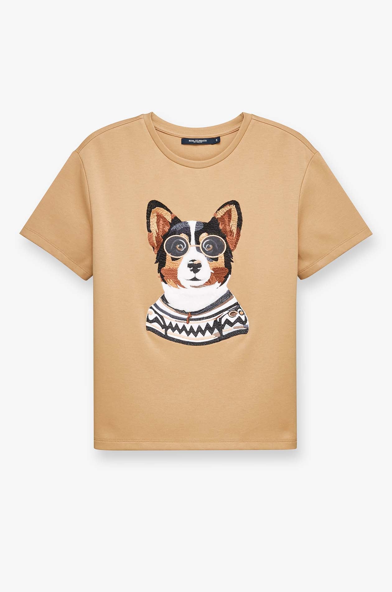 STYLISH DOG GRAPHIC TEE