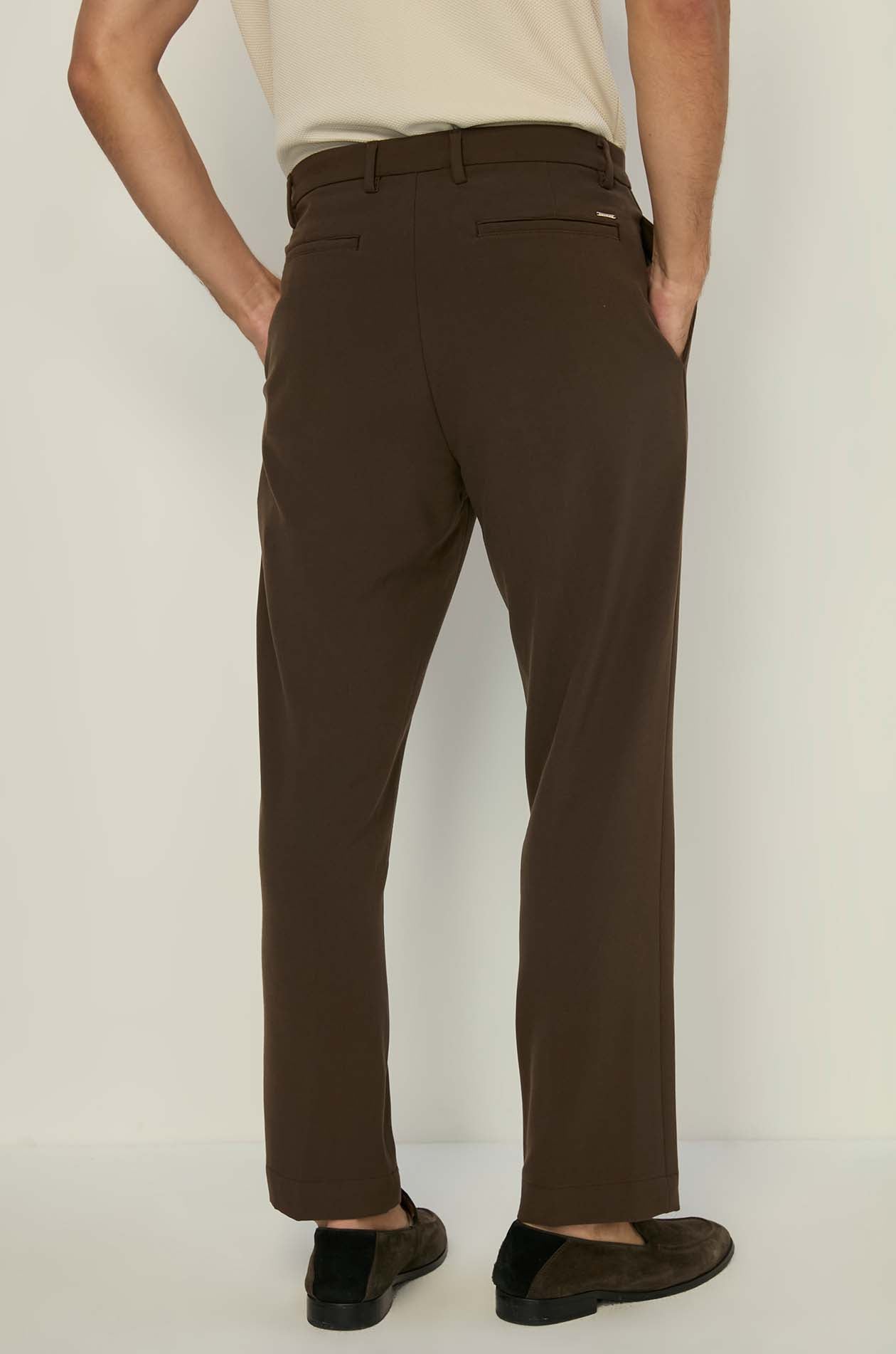 TAILORED TWILL TROUSERS