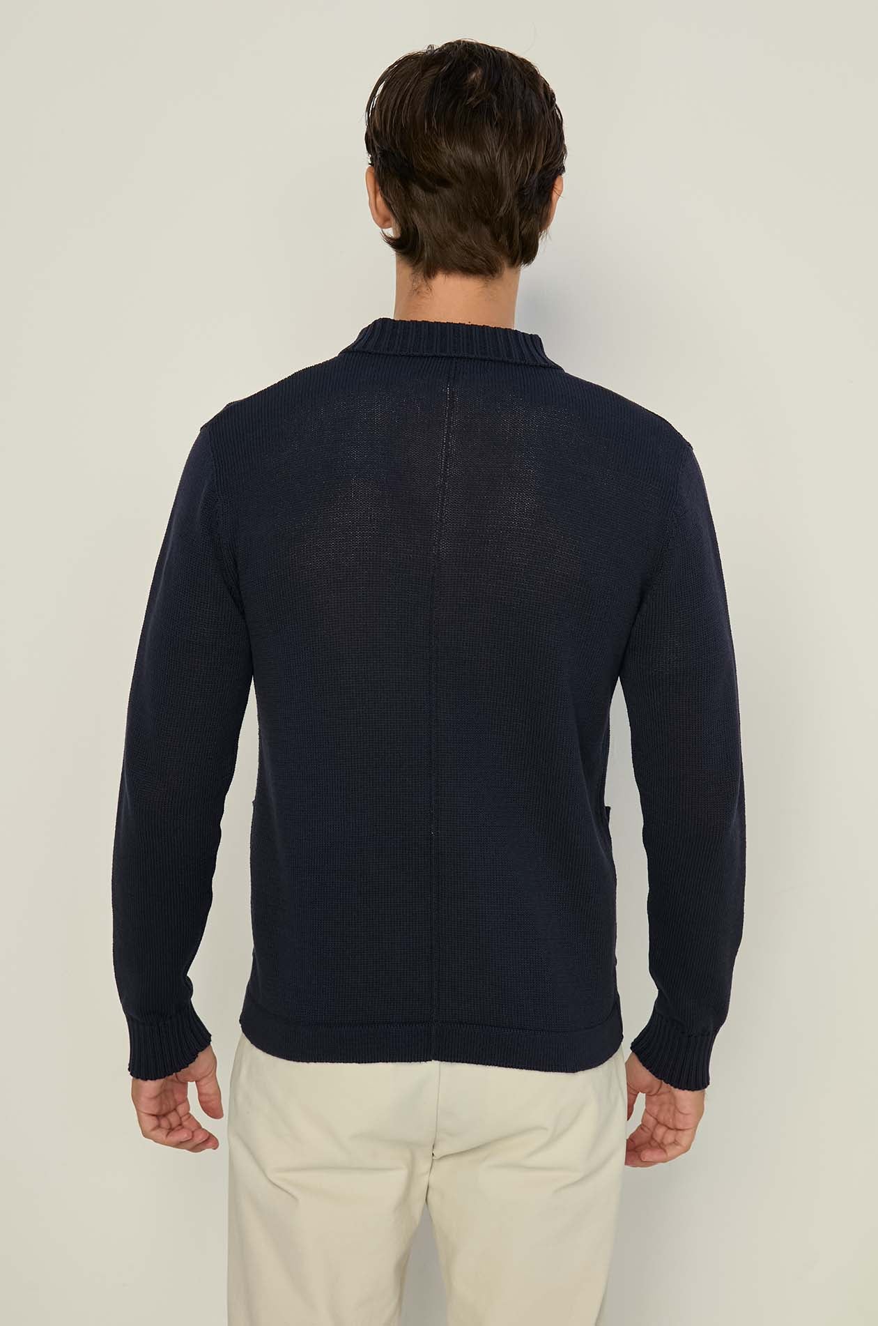 TEXTURED KNITTED JACKET