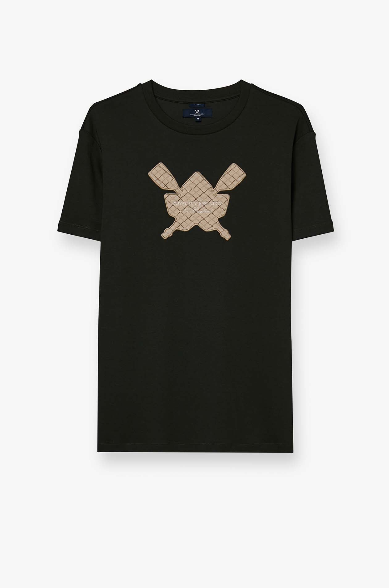 CHECKERED LOGO PATCH TEE