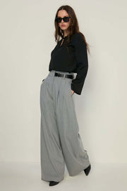TAILORED WIDE LEG PANTS
