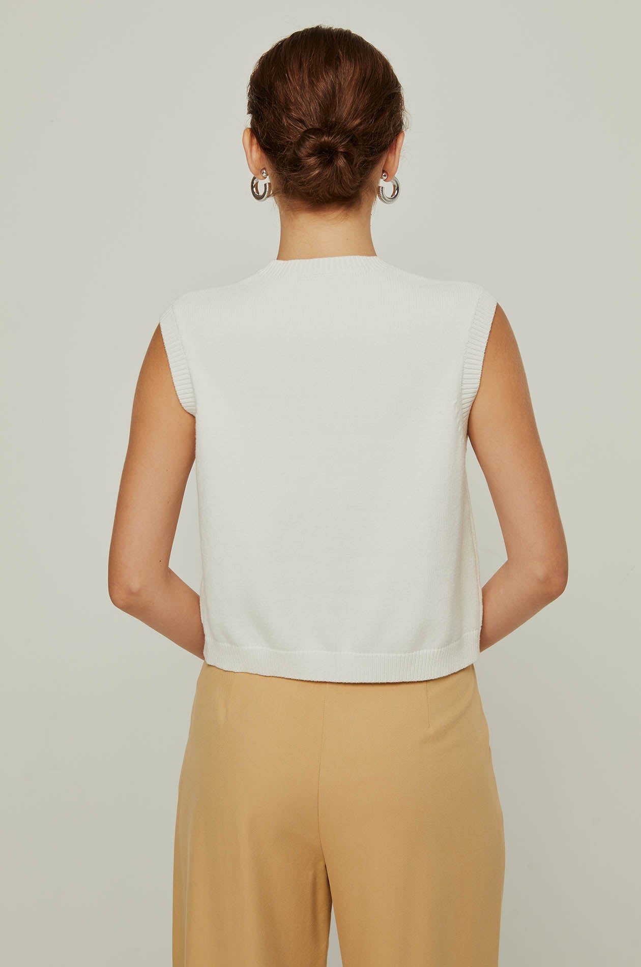 POCKET KNITTED VEST