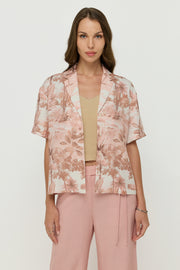 PRINTED HAWAII PINK SHIRTS