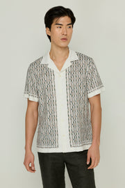 LINEN TENGEL PRINTINTG SHIRT