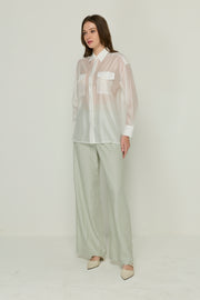 BARREL PANTS WITH BELT