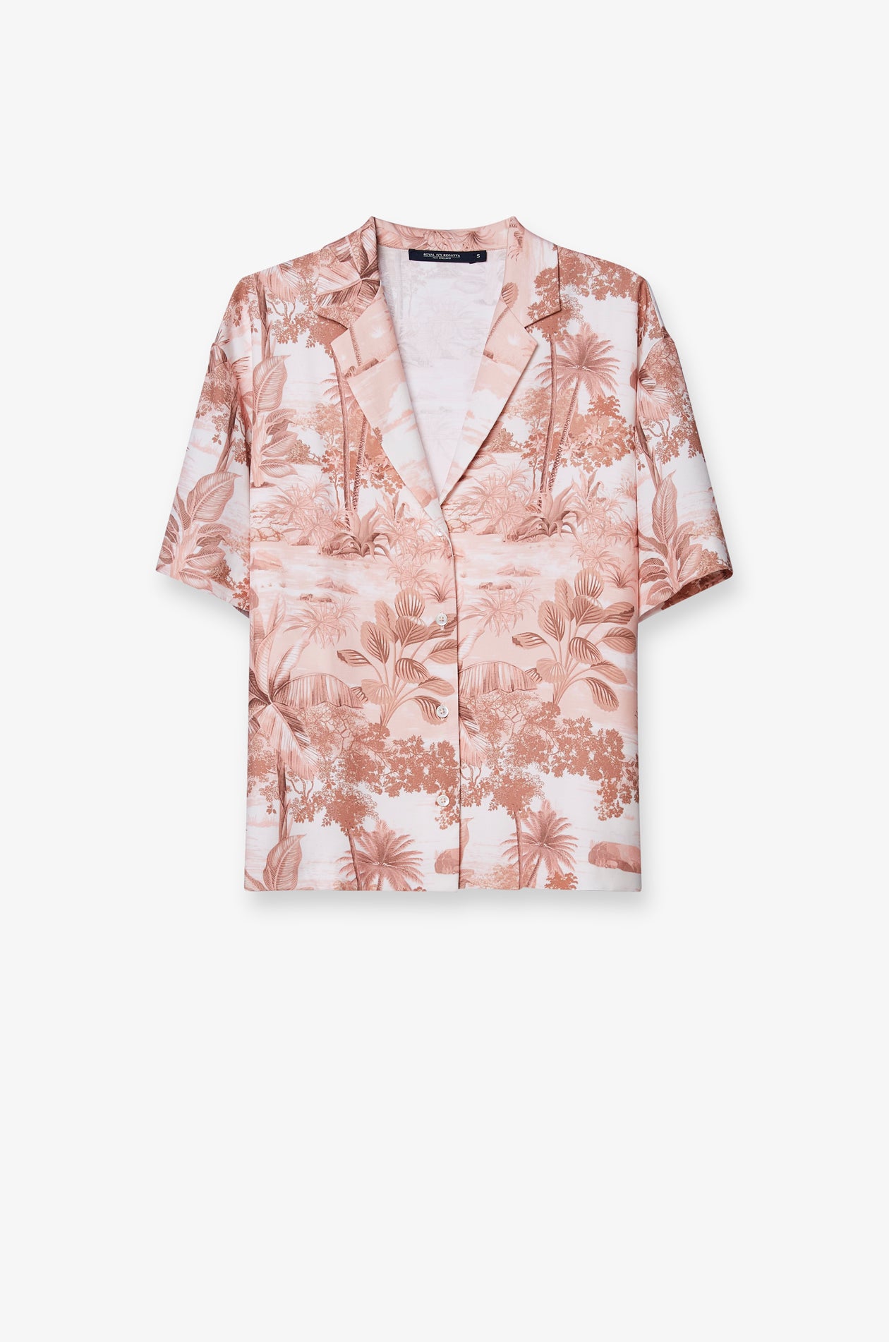 TROPICAL PRINT SHORT SLEEVE SHIRT