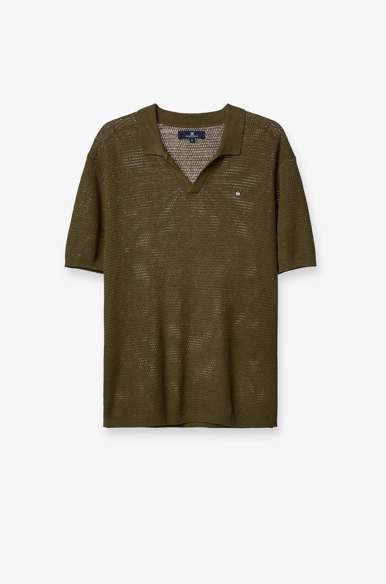 เสื้อโปโลถักลายฉลุ