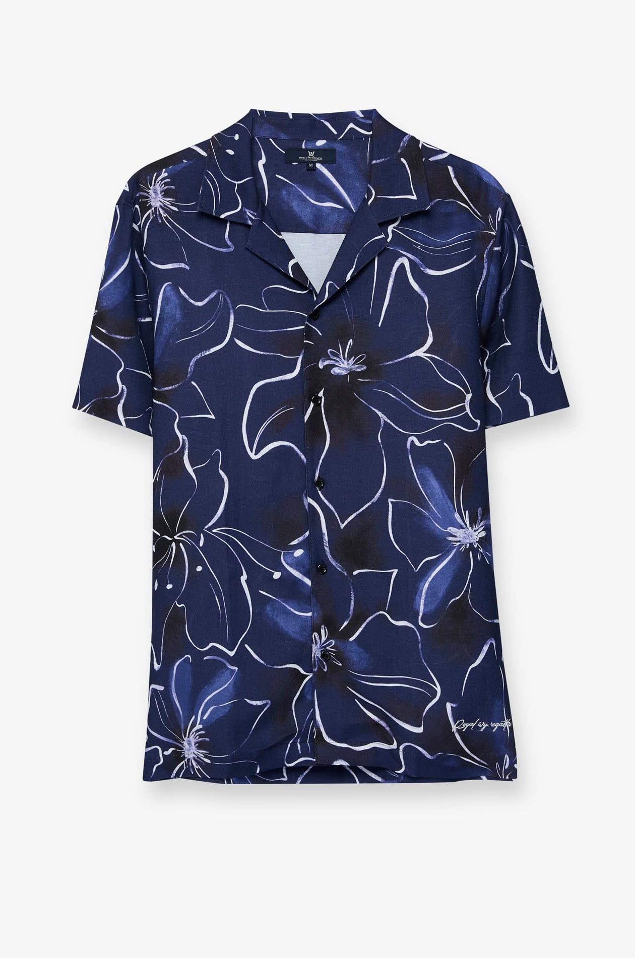 NAVY PRINTED FLORAL SHIRTS
