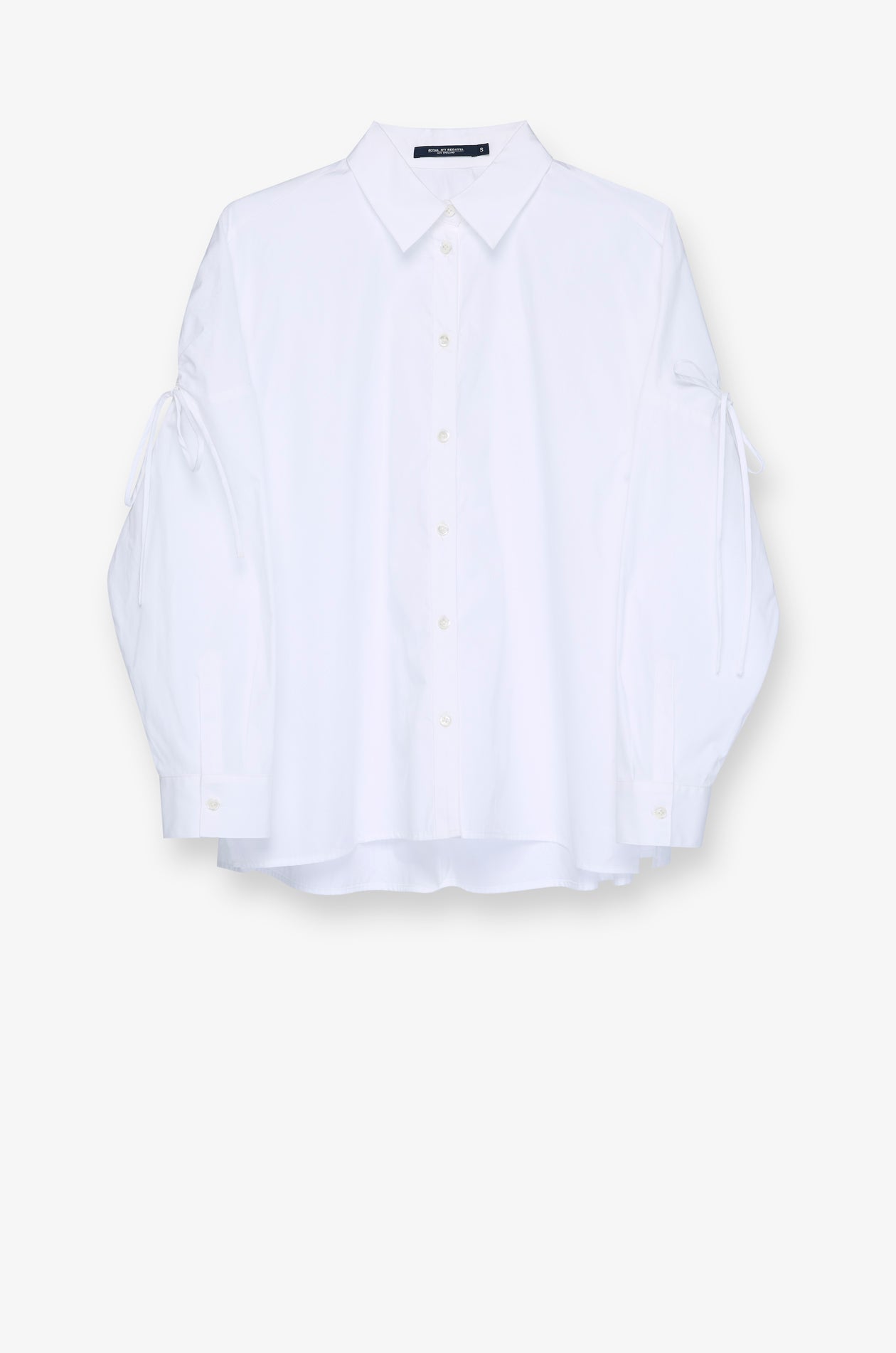 TIE-SLEEVE OVERSIZED SHIRT