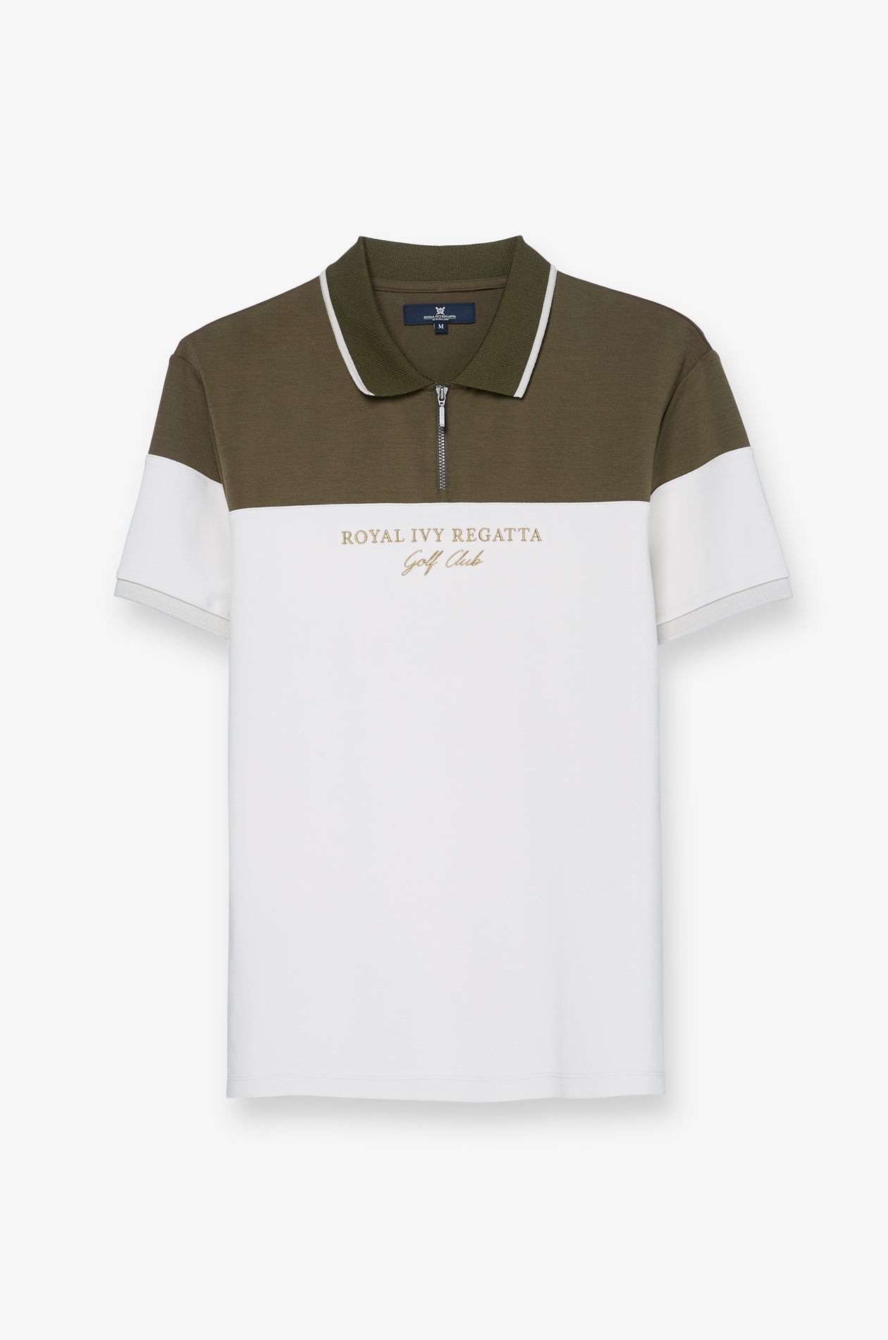 AEROSTRIPE LUXE ZIP POLO