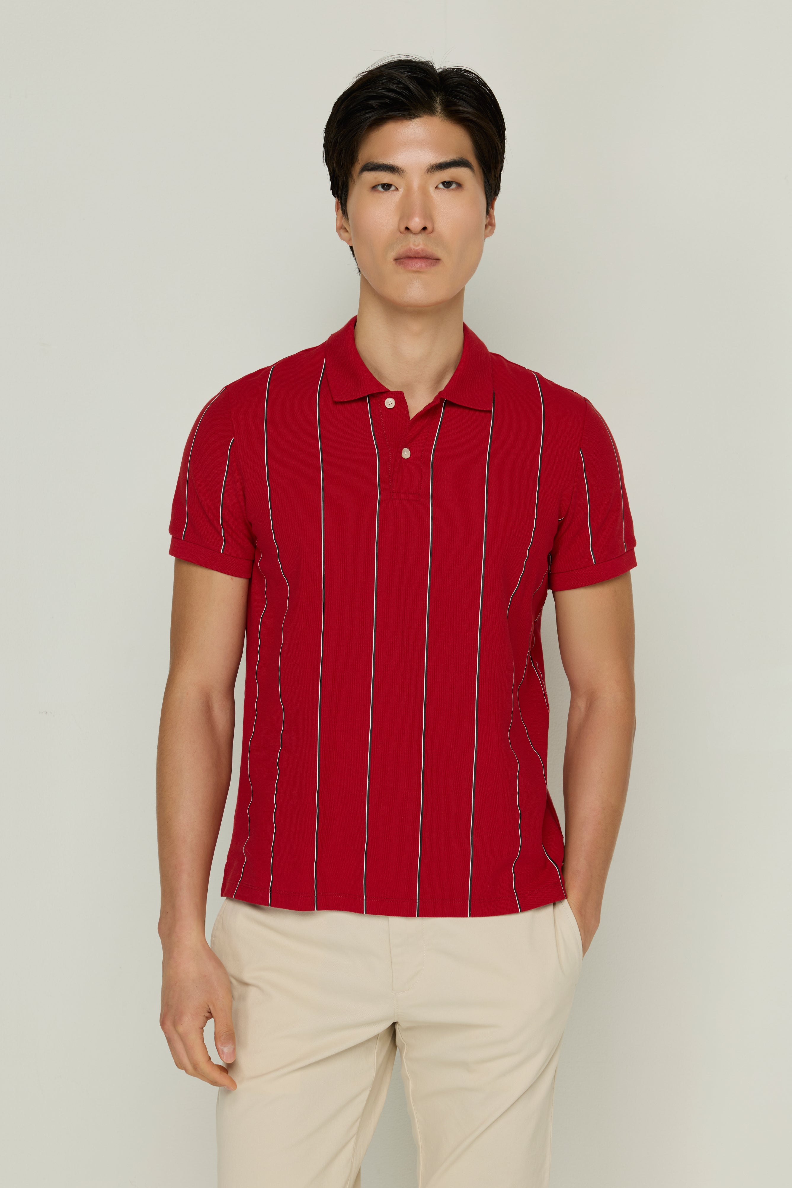 STRIPE POLO SHIRT