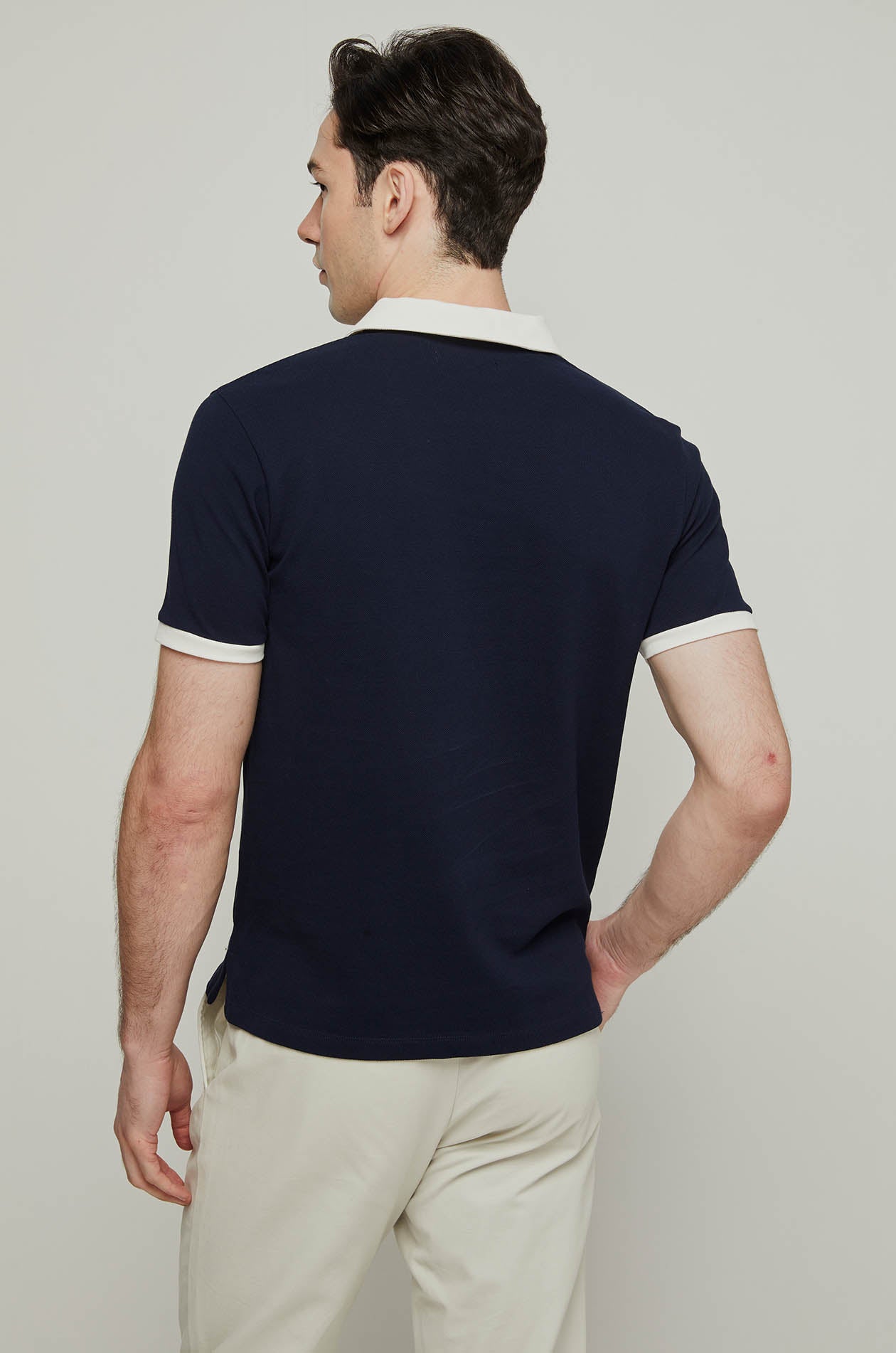 CONTRAST TRIM PIQUE POLO