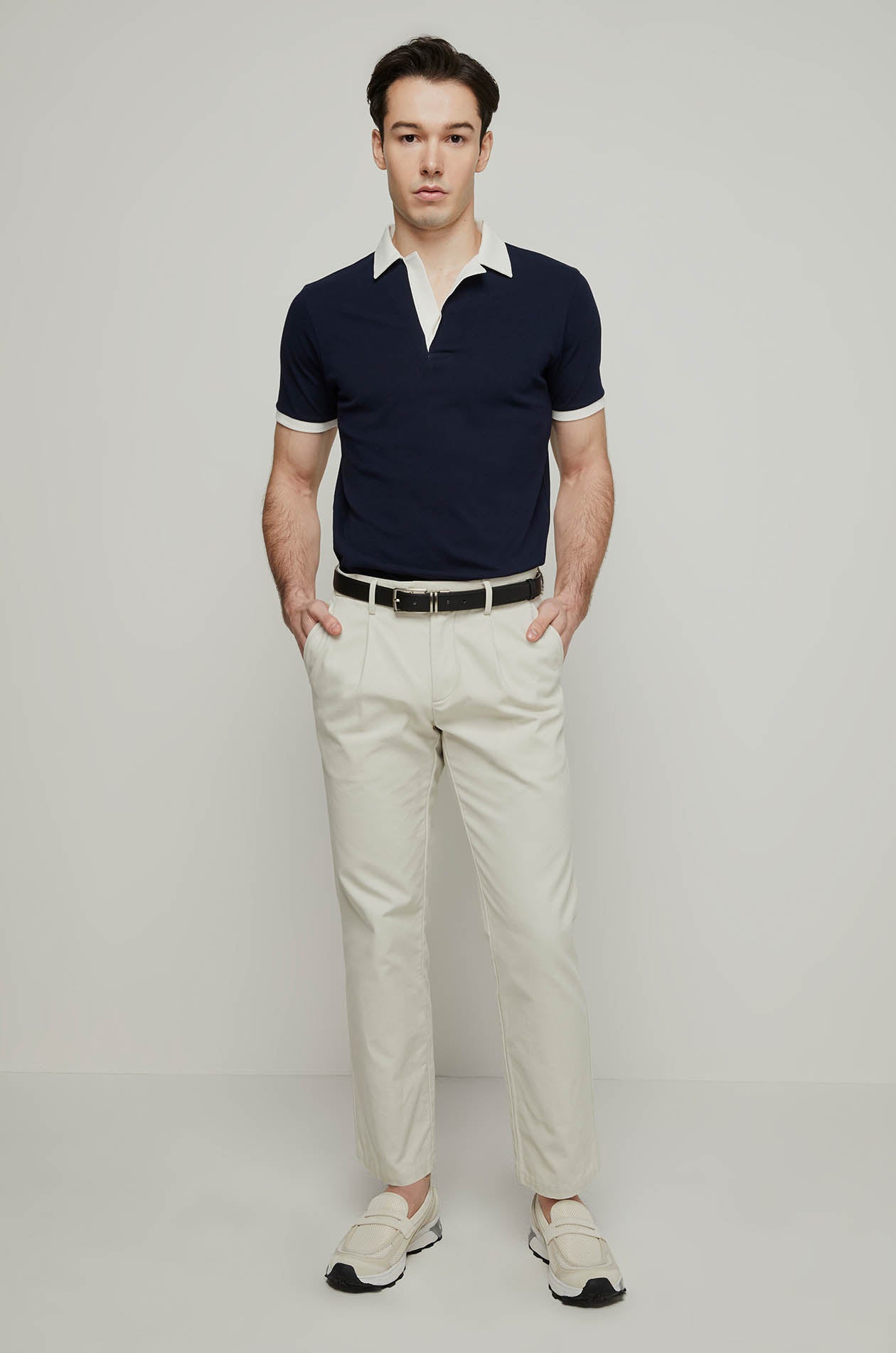 CONTRAST TRIM PIQUE POLO