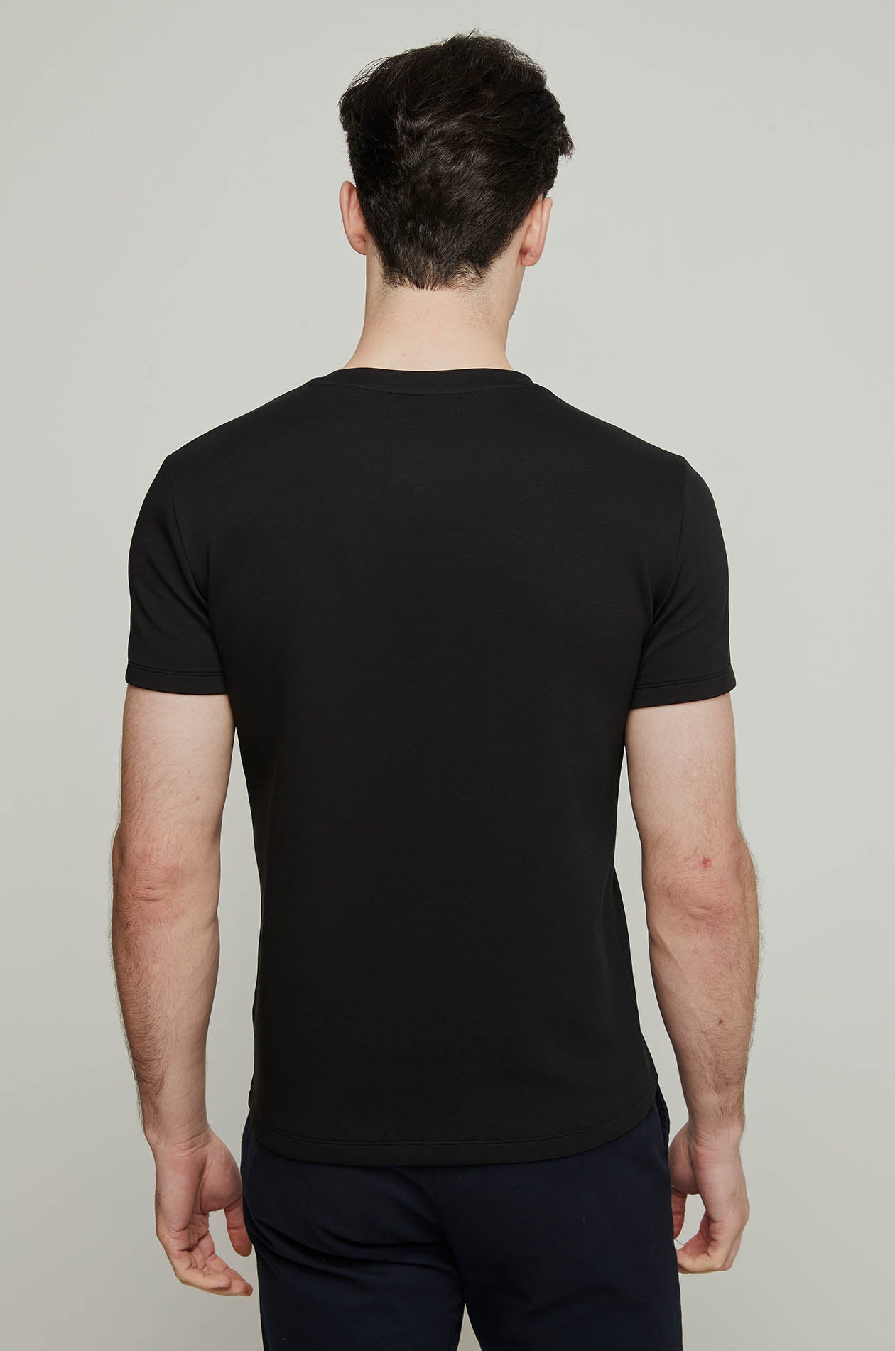 TYPO LEATHER LOGO GRAPHIC TEE