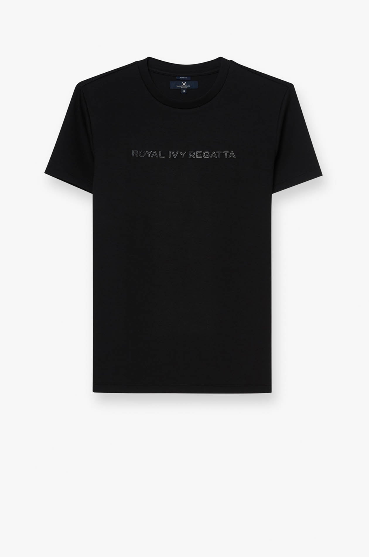 TYPO LEATHER LOGO GRAPHIC TEE